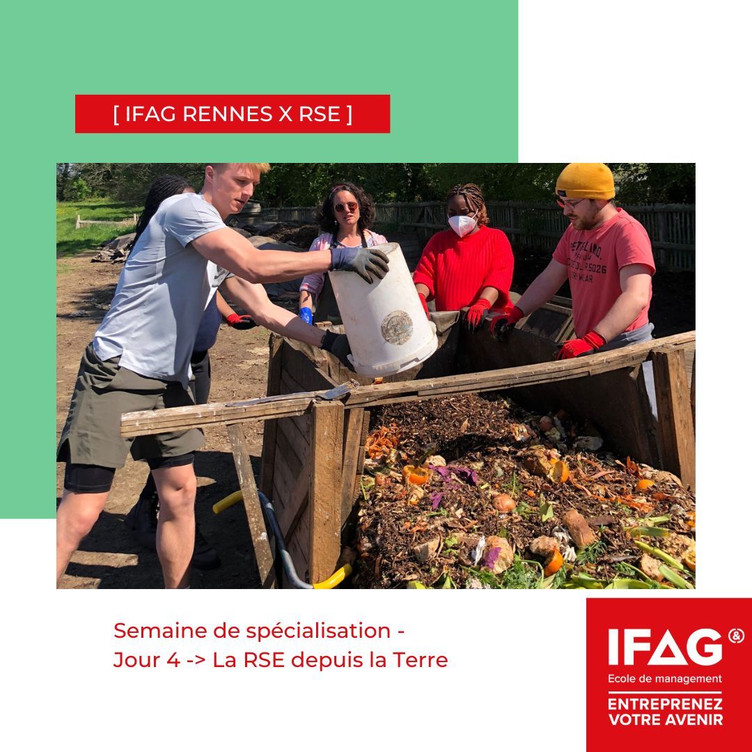 Compost Rennes IFAG Rennes Jour 4 : La RSE depuis la Terre 🌍